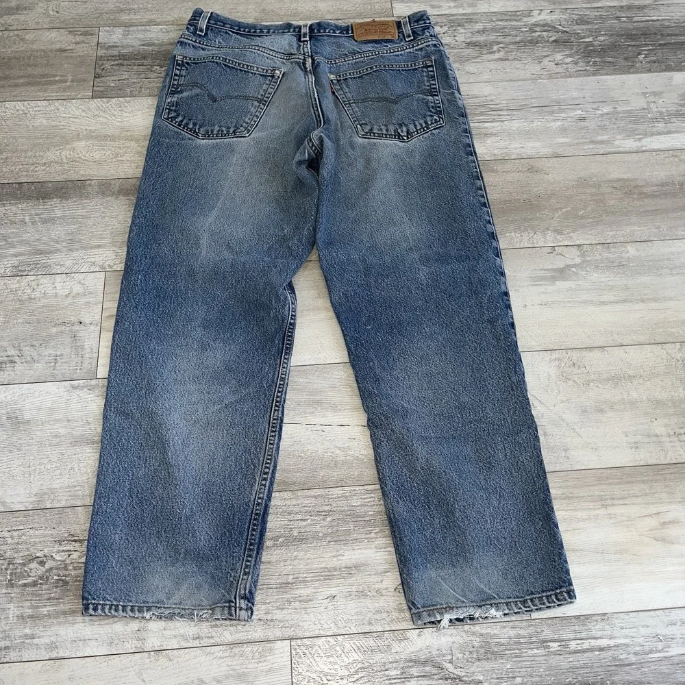 Vintage Levis Jeans Mens 38x30 Blue Relaxed Fit Straight Leg Medium Wash